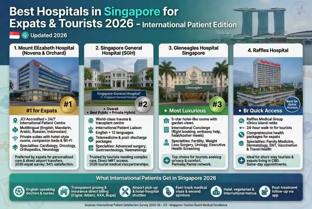 Top Medical Tourism Hospitals in Singapore 2026: Trusted Excellence