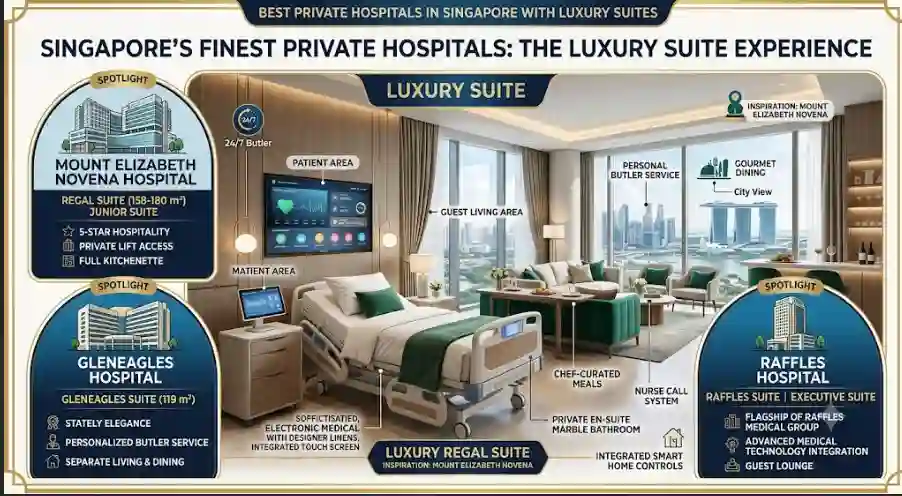 Best Private Hospitals in Singapore with Luxury Suites