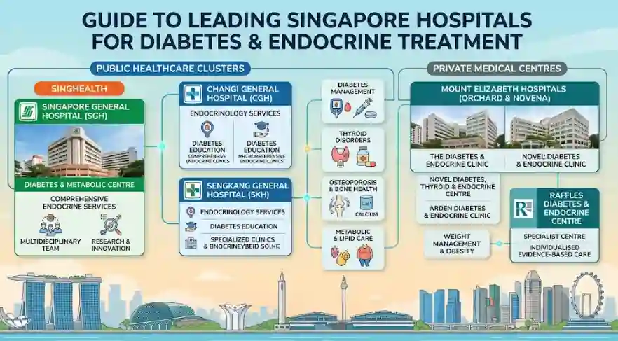Best Singapore Hospitals for Diabetes and Endocrine Treatment