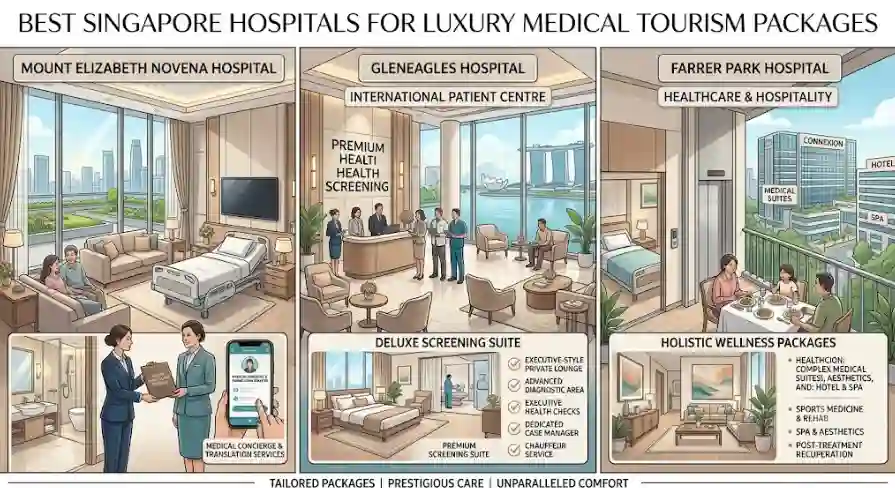 Best Singapore Hospitals for Luxury Medical Tourism Packages