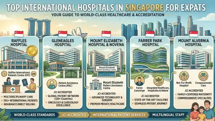 Top International Hospitals in Singapore for Expats