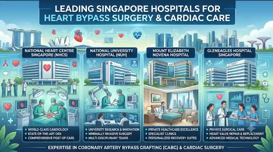 Top Singapore Hospitals for Heart Bypass Surgery
