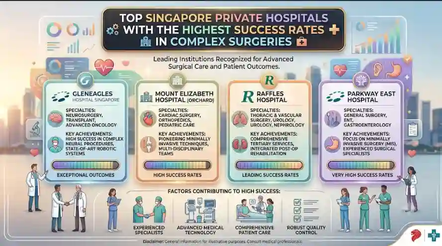 Top Singapore Private Hospitals With the Highest Success Rates in Complex Surgeries