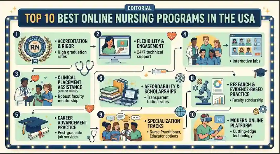 Top 10 Best Online Nursing Programs in the USA
