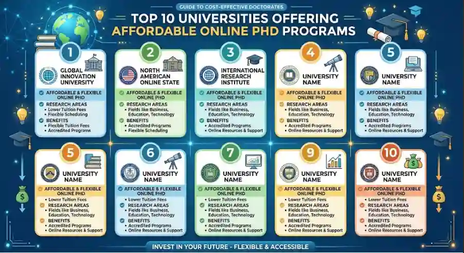 Top 10 Universities Offering Affordable Online PhD Programs
